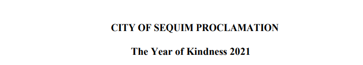 Public Comment Response to the City of Sequim’s “Proclamation – The Year of Kindness 2021”